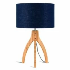 Good & Mojo Lampes à Poser Lampe Tripode Bambou Et Lin Naturel Bleu H54cm 13 Good & Mojo Lampes à Poser Lampe Tripode Bambou Et Lin Naturel Bleu H54cm -Luminaires Soldes 2022 lampe tripode bambou et lin naturel bleu h54cm 5