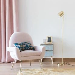 Maisons Du Monde Lampadaires Liseuse En Métal Doré H140 -Luminaires Soldes 2022 liseuse en metal dore h140 1000 3 3 195163 3