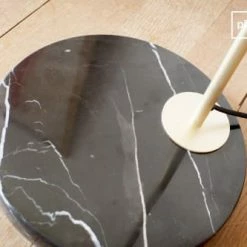 PIB Lampadaires Liseuse En Métal Et Marbre Noir -Luminaires Soldes 2022 liseuse en metal et marbre noir 2