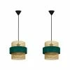 Tosel Suspensions Lot De 2 PiÃ¨ces Suspension Acier Jaune