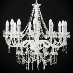 Maisons Du Monde Lustres Lustre à Pampilles En Métal Blanc D75 10 Maisons Du Monde Lustres Lustre à Pampilles En Métal Blanc D75 -Luminaires Soldes 2022 lustre a pampilles en metal blanc d75 1000 10 10 117803 14