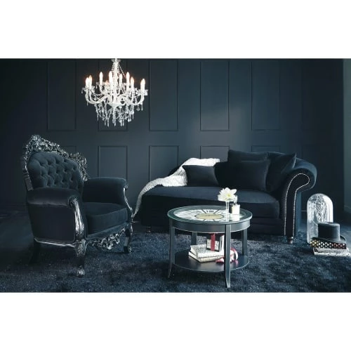 Maisons Du Monde Lustres Lustre à Pampilles En Métal Blanc D75 6 Maisons Du Monde Lustres Lustre à Pampilles En Métal Blanc D75 – Image 4