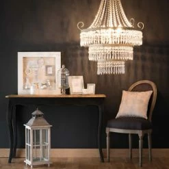 Maisons Du Monde Lustres Lustre à Pampilles En Métal Gris 13 Maisons Du Monde Lustres Lustre à Pampilles En Métal Gris -Luminaires Soldes 2022 lustre a pampilles en metal gris 1000 11 8 154660 12