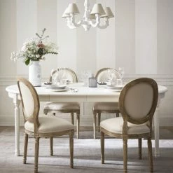 Maisons Du Monde Lustres Lustre Blanc Effet Vieilli Et Abat-jours Beiges -Luminaires Soldes 2022 lustre blanc effet vieilli et abat jours beiges 1000 4 28 106628 11