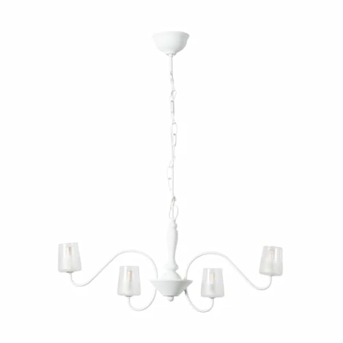 Keria Lustres Lustre En Glass Blanc 3 Keria Lustres Lustre En Glass Blanc – Image 2