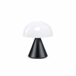 Lexon Lampes à Poser Mini Lampe LED En Aluminium Rose -Luminaires Soldes 2022 mini lampe led en aluminium gris fonce 1