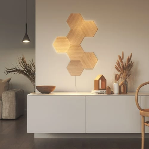 Nanoleaf Lampes à Poser Objet Lumineux En Bois 4 Nanoleaf Lampes à Poser Objet Lumineux En Bois – Image 2