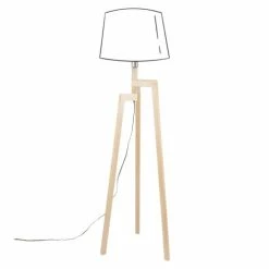 Maisons Du Monde Lampadaires Pied De Lampadaire En Hévéa Clair H132