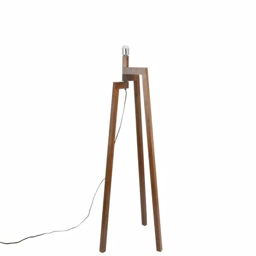 Maisons Du Monde Lampadaires Pied De Lampadaire En Hévéa Foncé H132 4 Maisons Du Monde Lampadaires Pied De Lampadaire En Hévéa Foncé H132 – Image 2