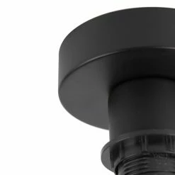 QAZQA Suspensions Plafonnier En Acier Noir -Luminaires Soldes 2022 plafonnier en acier noir 10