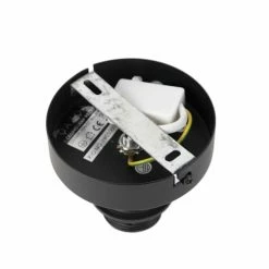 QAZQA Suspensions Plafonnier En Acier Noir -Luminaires Soldes 2022 plafonnier en acier noir 11