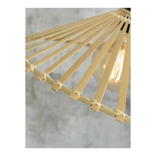 Good & Mojo Suspensions Plafonnier En Bambou Asymétrique D40 7 Good & Mojo Suspensions Plafonnier En Bambou Asymétrique D40 – Image 5