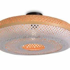 Good & Mojo Suspensions Plafonnier En Bambou Blanc D60 -Luminaires Soldes 2022 plafonnier en bambou blanc d60 4