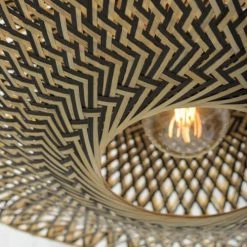 Good & Mojo Suspensions Plafonnier En Bambou D60 -Luminaires Soldes 2022 plafonnier en bambou d60 1