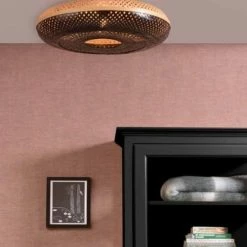 Good & Mojo Suspensions Plafonnier En Bambou Noir D60 -Luminaires Soldes 2022 plafonnier en bambou noir d60 1