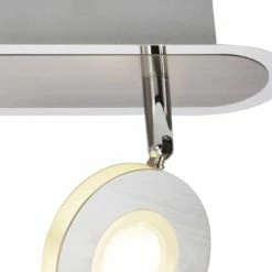 Brilliant Appliques Murales Et Spots Plafonnier En Métal Argenté 9 Brilliant Appliques Murales Et Spots Plafonnier En Métal Argenté -Luminaires Soldes 2022 plafonnier en metal argente 1