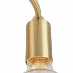 QAZQA Suspensions Plafonnier En Métal Doré/laiton -Luminaires Soldes 2022 plafonnier en metal dore laiton 2