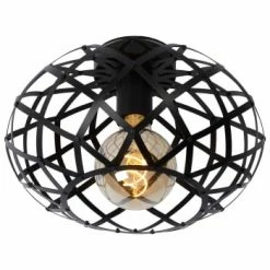 Lampea Suspensions Plafonnier En Métal Doré 20 Cm -Luminaires Soldes 2022 plafonnier en metal noir 20 cm