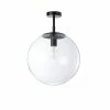 Lussiol Lighting Suspensions Plafonnier En Métal Transparent D. 24 Cm