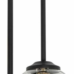 QAZQA Suspensions Plafonnier En Verre Noir -Luminaires Soldes 2022 plafonnier en verre noir 10