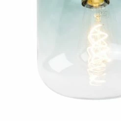 QAZQA Suspensions Plafonnier En Verre Vert -Luminaires Soldes 2022 plafonnier en verre vert 3