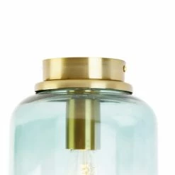 QAZQA Suspensions Plafonnier En Verre Vert -Luminaires Soldes 2022 plafonnier en verre vert 4