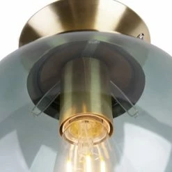 QAZQA Suspensions Plafonnier En Verre Vert -Luminaires Soldes 2022 plafonnier en verre vert 8