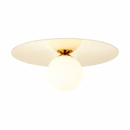 Brilliant Suspensions Plafonnier Ou Applique Murale Métal Or/verre D30cm 3 Brilliant Suspensions Plafonnier Ou Applique Murale Métal Or/verre D30cm