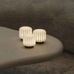 Atelier Pierre Lampes à Poser Set De 3 Lampes Dentelles 9cm Pvc Noir -Luminaires Soldes 2022 set de 3 lampes dentelles 9cm pvc noir 2