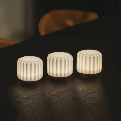 Atelier Pierre Lampes à Poser Set De 3 Lampes Dentelles 9cm Pvc Terracotta -Luminaires Soldes 2022 set de 3 lampes dentelles 9cm pvc terracotta 2