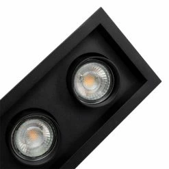 QAZQA Appliques Murales Et Spots Spot à Encastrer En Aluminium Noir -Luminaires Soldes 2022 spot a encastrer en aluminium noir 2