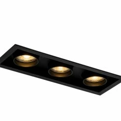 QAZQA Appliques Murales Et Spots Spot à Encastrer En Aluminium Noir -Luminaires Soldes 2022 spot a encastrer en aluminium noir 5