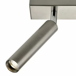 Laurie Lumière Appliques Murales Et Spots Spot De Plafond (réglette/plafonnier) En Métal Argente -Luminaires Soldes 2022 spot de plafond reglette plafonnier en metal argente 1