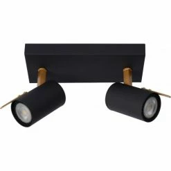 Lampea Appliques Murales Et Spots Spot En Métal Noir 15 Cm -Luminaires Soldes 2022 spot en metal noir 15 cm 2