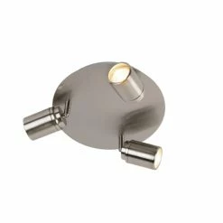 QAZQA Appliques Murales Et Spots Spot Plafond En Acier -Luminaires Soldes 2022 spot plafond en acier 4