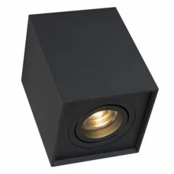 QAZQA Appliques Murales Et Spots Spot Plafond En Acier Noir -Luminaires Soldes 2022 spot plafond en acier noir 17