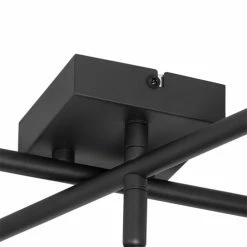 QAZQA Appliques Murales Et Spots Spot Plafond En Acier Noir -Luminaires Soldes 2022 spot plafond en acier noir 30