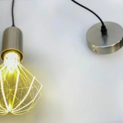 LUMISKY Lampes à Poser Support Suspension Filaire Acier Gris E27 -Luminaires Soldes 2022 support suspension filaire acier gris e27 2