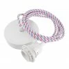 Hoopzi Suspensions Suspension 1 Fil électrique En Tissu Bleu Blanc Rouge 3m -Luminaires Soldes 2022 suspension 1 fil electrique en tissu bleu blanc rouge 3m 4