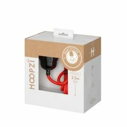 Hoopzi Suspensions Suspension 1 Fil électrique En Tissu Rouge 2,5m Douille Noire -Luminaires Soldes 2022 suspension 1 fil electrique en tissu rouge 2 5m douille noire 3