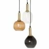 Maisons Du Monde Suspensions Suspension 3 Abat-jours Cloche En Verre Transparent Et Teinté -Luminaires Soldes 2022 suspension 3 abat jours cloche en verre transparent et teinte 1000 9 14 211574 1