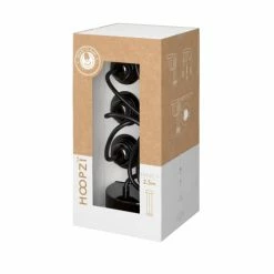 Hoopzi Suspensions Suspension 3 Fils électriques En Tissu Noir 2,5m Douille Noire -Luminaires Soldes 2022 suspension 3 fils electriques en tissu noir 2 5m douille noire 3