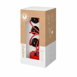 Hoopzi Suspensions Suspension 3 Fils électriques En Tissu Rouge 2,5m Douille Noire -Luminaires Soldes 2022 suspension 3 fils electriques en tissu rouge 2 5m douille noire 4