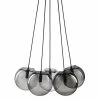 Maisons Du Monde Suspensions Suspension 5 Boules En Verre Et Verre Fumé -Luminaires Soldes 2022 suspension 5 boules en verre et verre fume 1000 16 16 165205 1