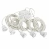 Hoopzi Suspensions Suspension 5 Fils électriques En Tissu Blanc 3,5m Douille Blanche -Luminaires Soldes 2022 suspension 5 fils electriques en tissu blanc 3 5m douille blanche