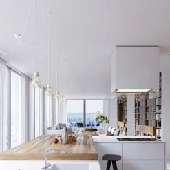 Hoopzi Suspensions Suspension 5 Fils électriques En Tissu Blanc 3,5m Douille Blanche -Luminaires Soldes 2022 suspension 5 fils electriques en tissu blanc 3 5m douille blanche 2