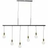 Kare Design Suspensions Suspension 6 Douilles En Acier Noir -Luminaires Soldes 2022 suspension 6 douilles en acier noir