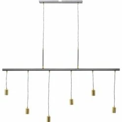 Kare Design Suspensions Suspension 6 Douilles En Acier Noir -Luminaires Soldes 2022 suspension 6 douilles en acier noir 2