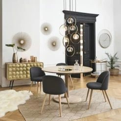 Maisons Du Monde Suspensions Suspension 6 Globes En Verre Et Métal Doré -Luminaires Soldes 2022 suspension 6 globes en verre et metal dore 1000 14 24 202892 3