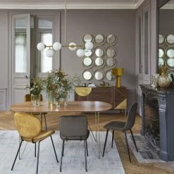 Maisons Du Monde Suspensions Suspension 6 Globes En Verre Opaline Et Métal Doré -Luminaires Soldes 2022 suspension 6 globes en verre opaline et metal dore 1000 8 30 201832 3